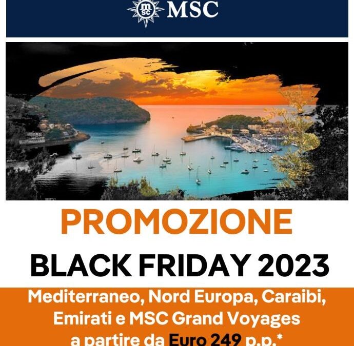 BLACK FRIDAY MSC CROCIERE