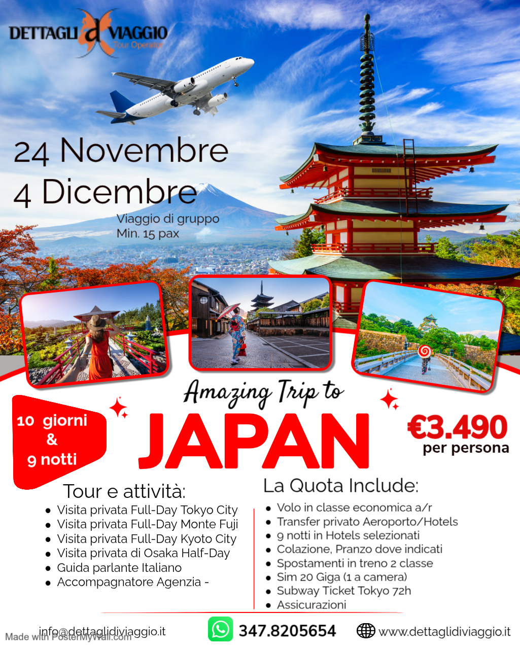 MERAVIGLIOSO GIAPPONE IN GRUPPO